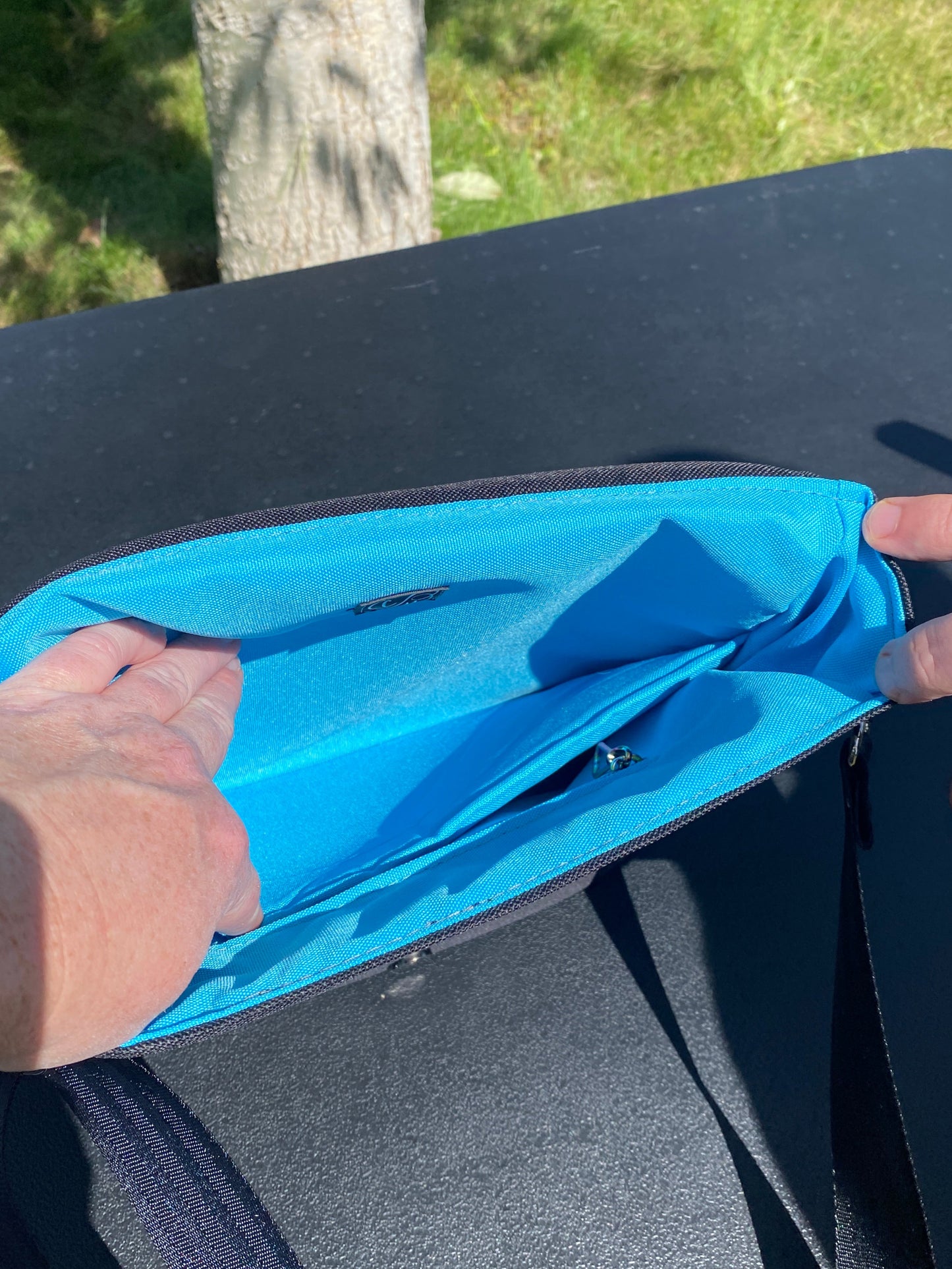 Rainbow Leopard messenger bag