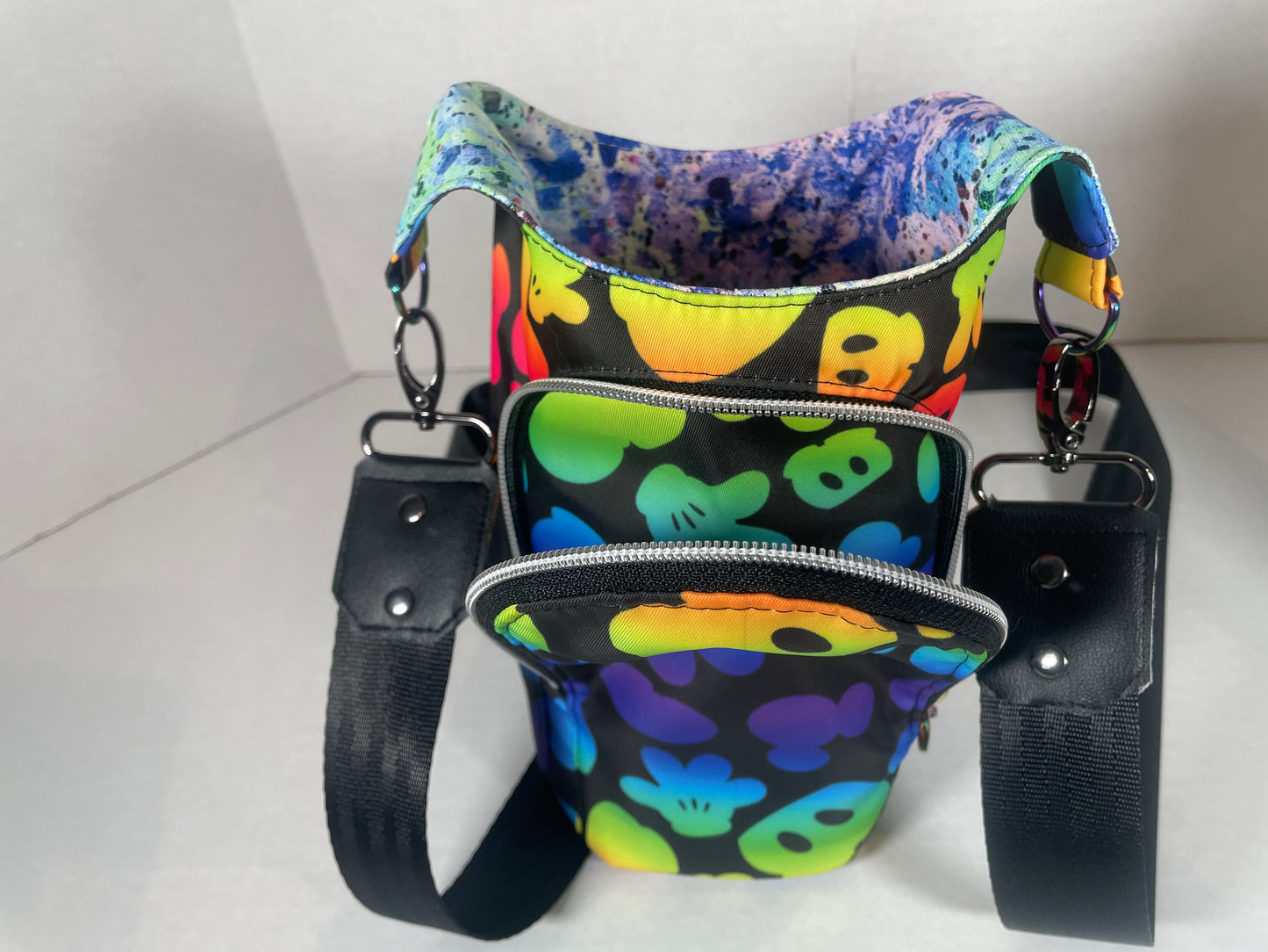 Water Bottle Shoulder Bag - Disney Hands