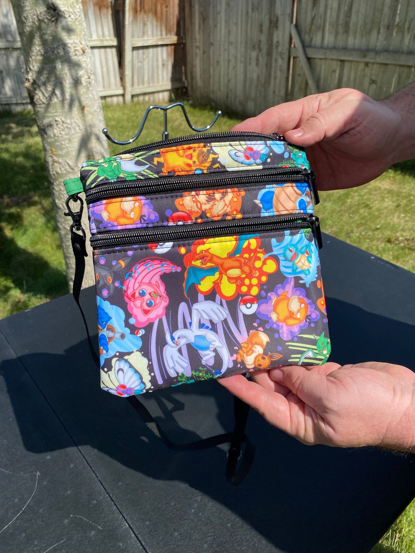 Zippy Shoulder Bag - Pokemon on Black