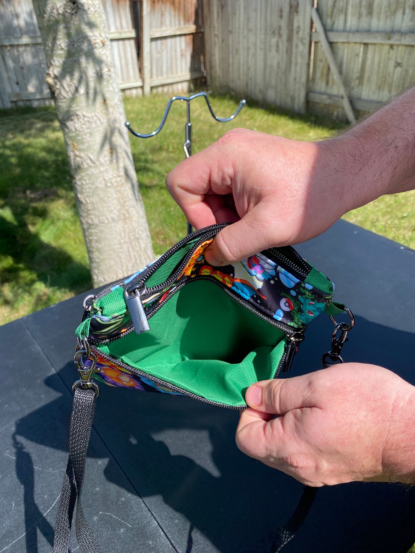 Zippy Shoulder Bag - Pokemon on Black