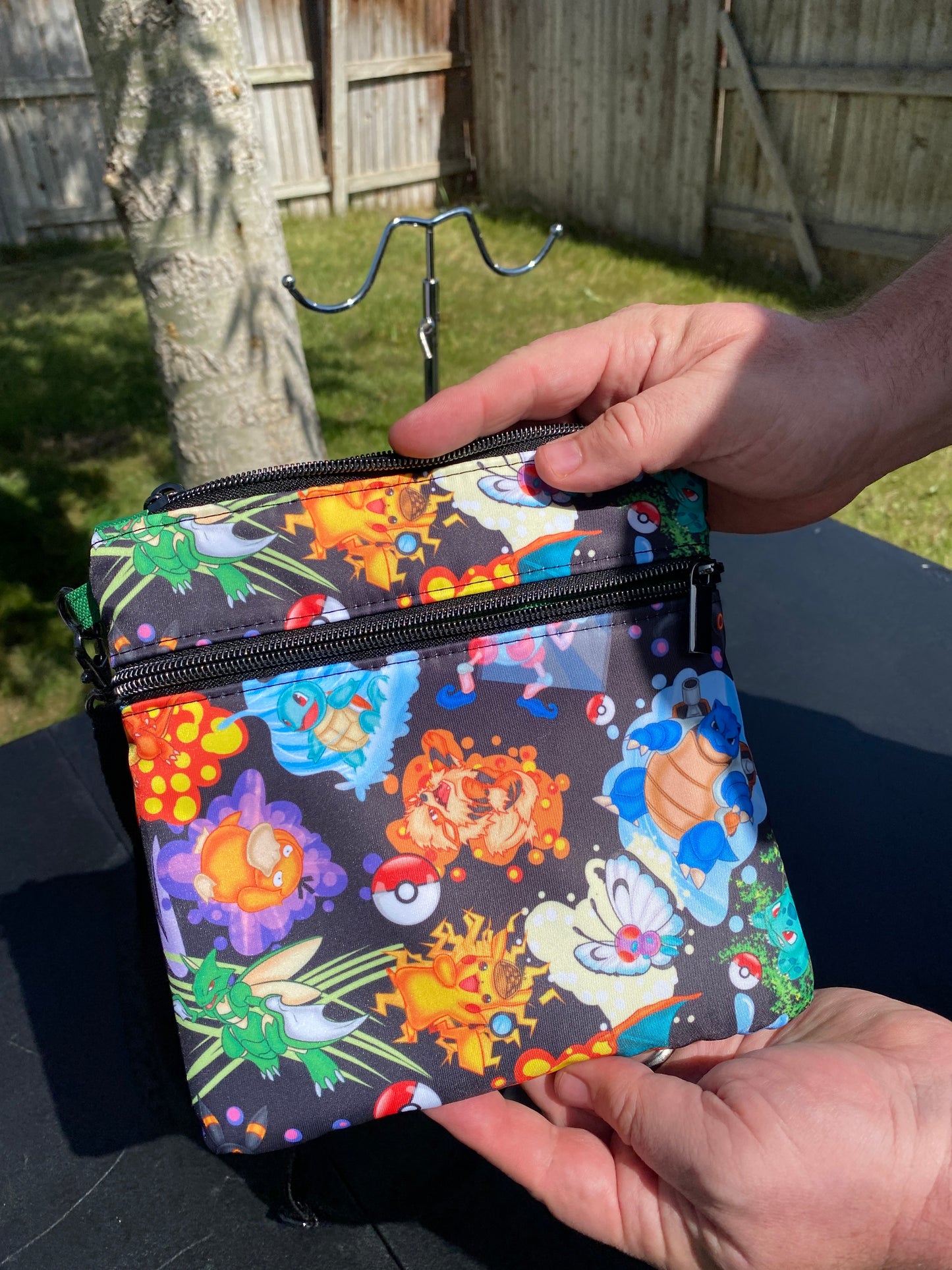 Zippy Shoulder Bag - Pokemon on Black
