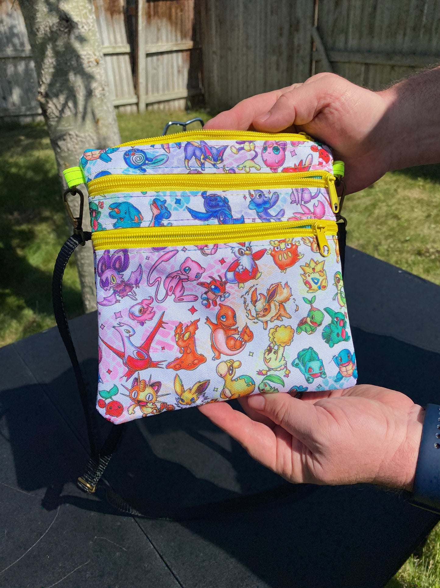 Zippy Shoulder Bag - Pokémon on white