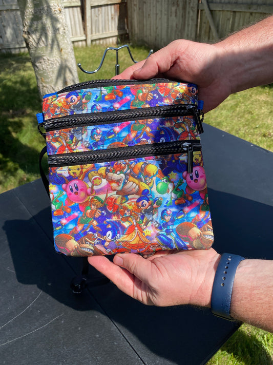 Zippy Shoulder Bag - Smash Brother Characters
