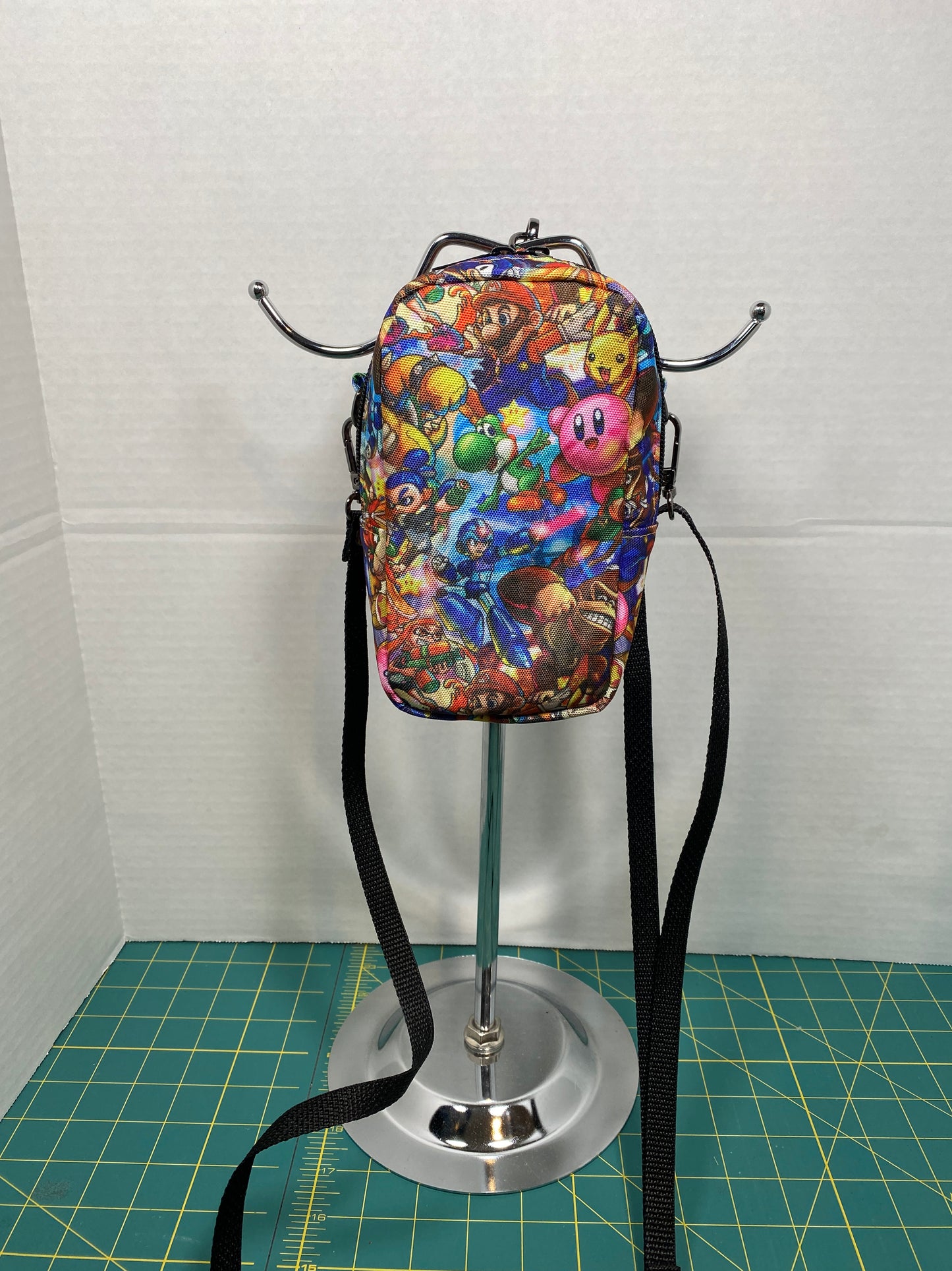 Smash Bros theme phone purse