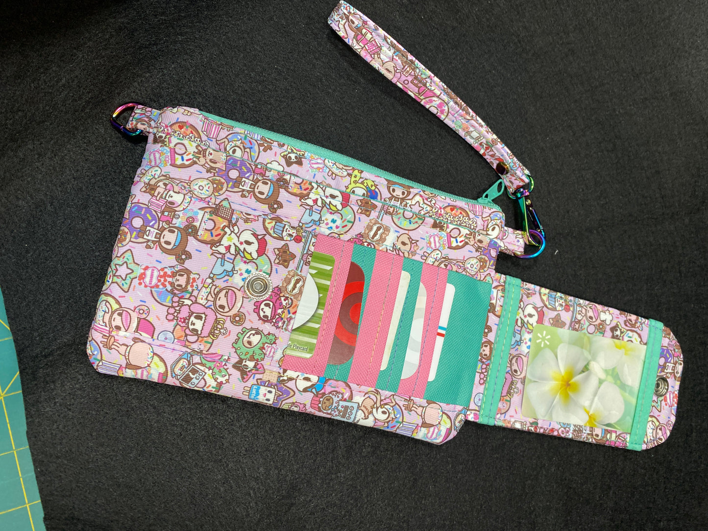 Tokidoki themed big wallet -Pink