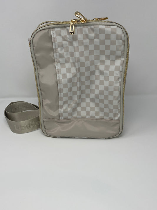 Pandora Bag Beige and tan checkered