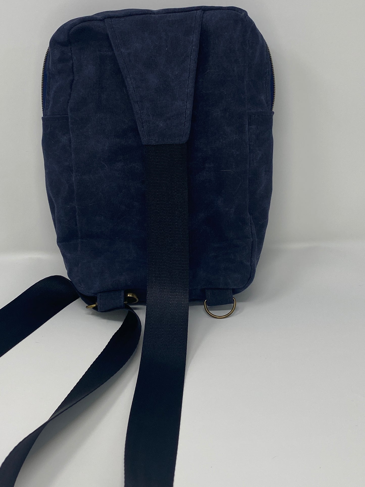 Sandhill Sling Navy Blue with Embroidered Elk