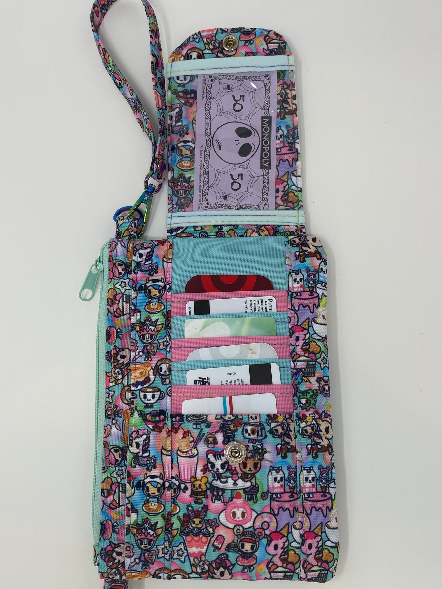 Pollies purse plus Tokidoki characters