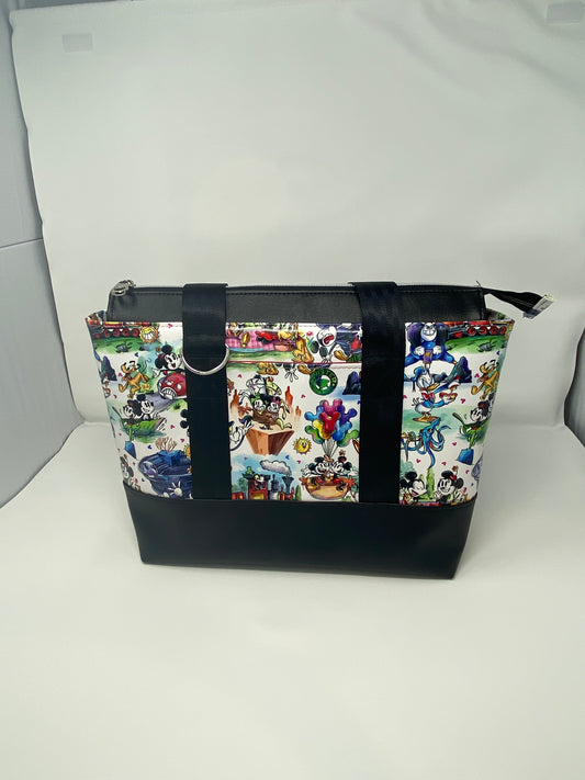 Tote bag M. Mouse character theme