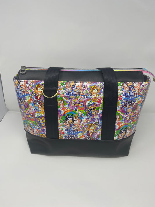 Tote bag Bluey themed