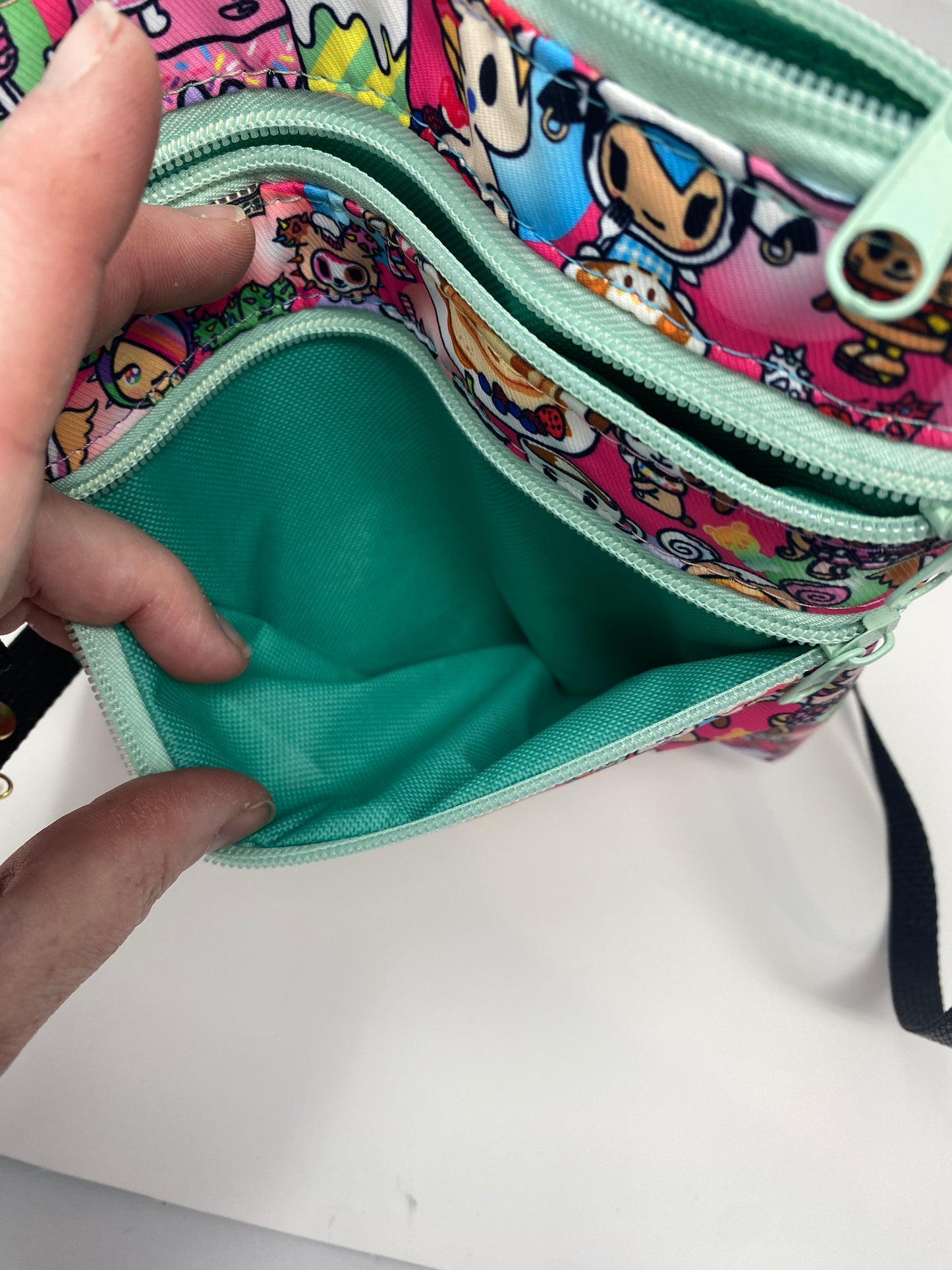 Zippy Bag Tokidoki characters on pink