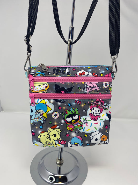 Zippy Bag Sanrio characters on Grey