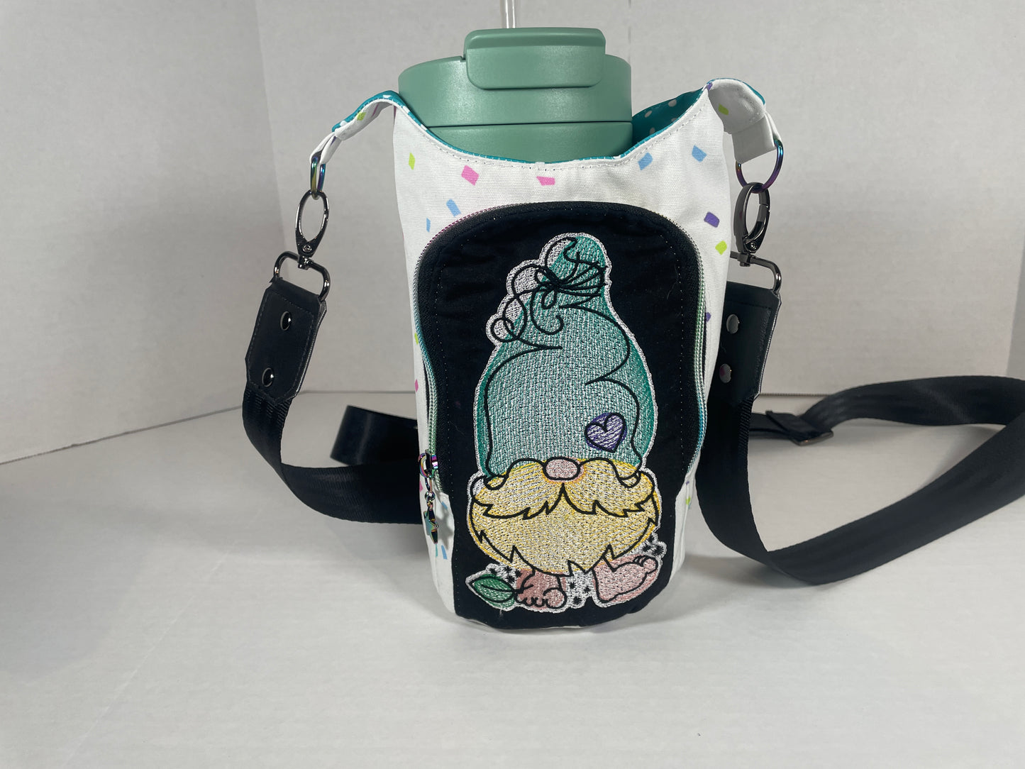 Water Bottle Shoulder Bag - Gnome