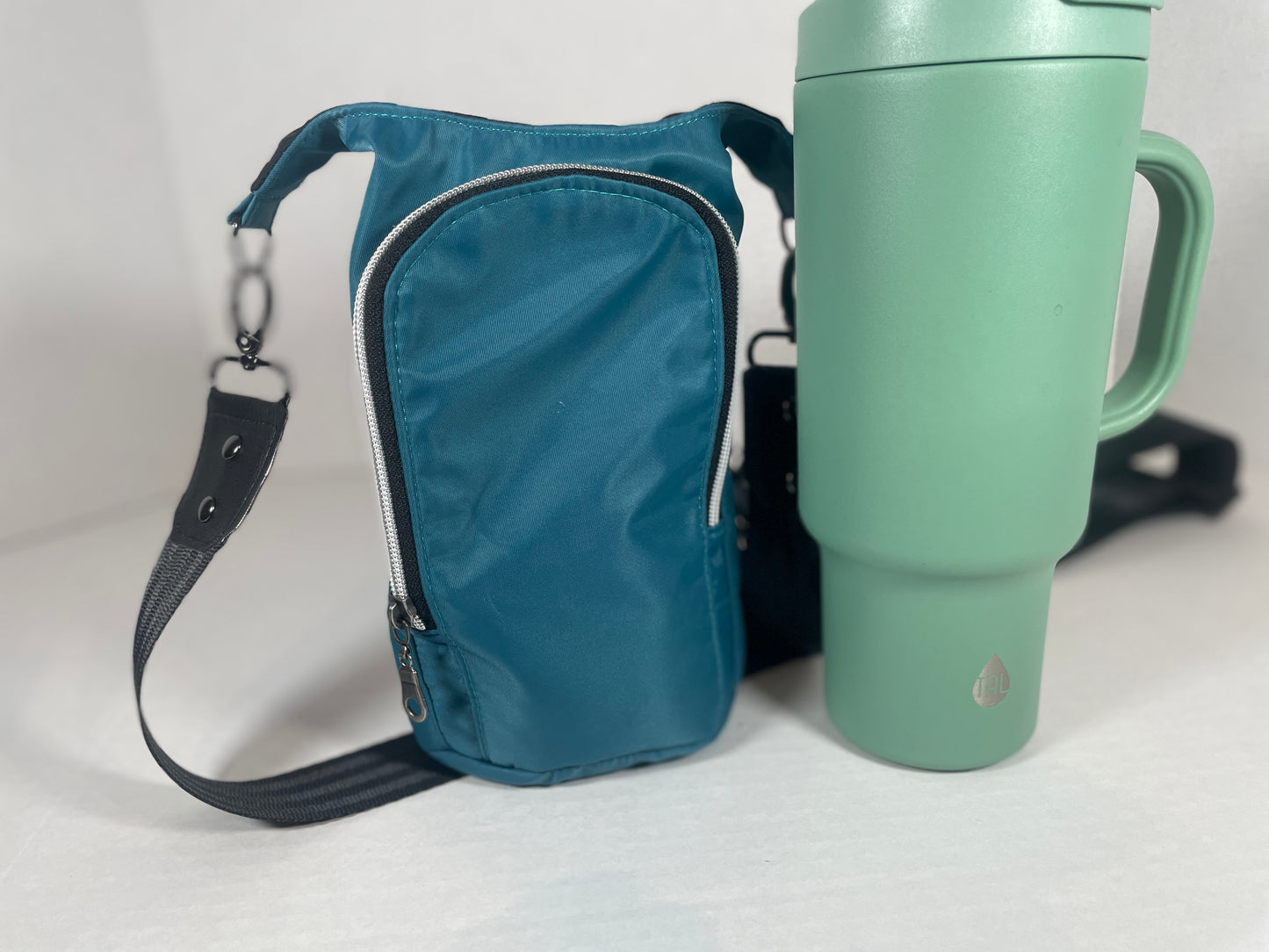 Water Bottle Shoulder Bag - Aquamarine