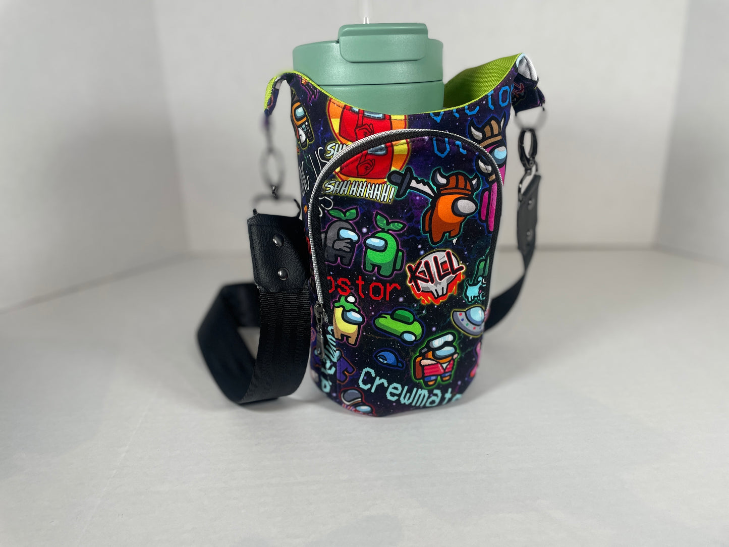 Water Bottle Shoulder Bag - Among Us