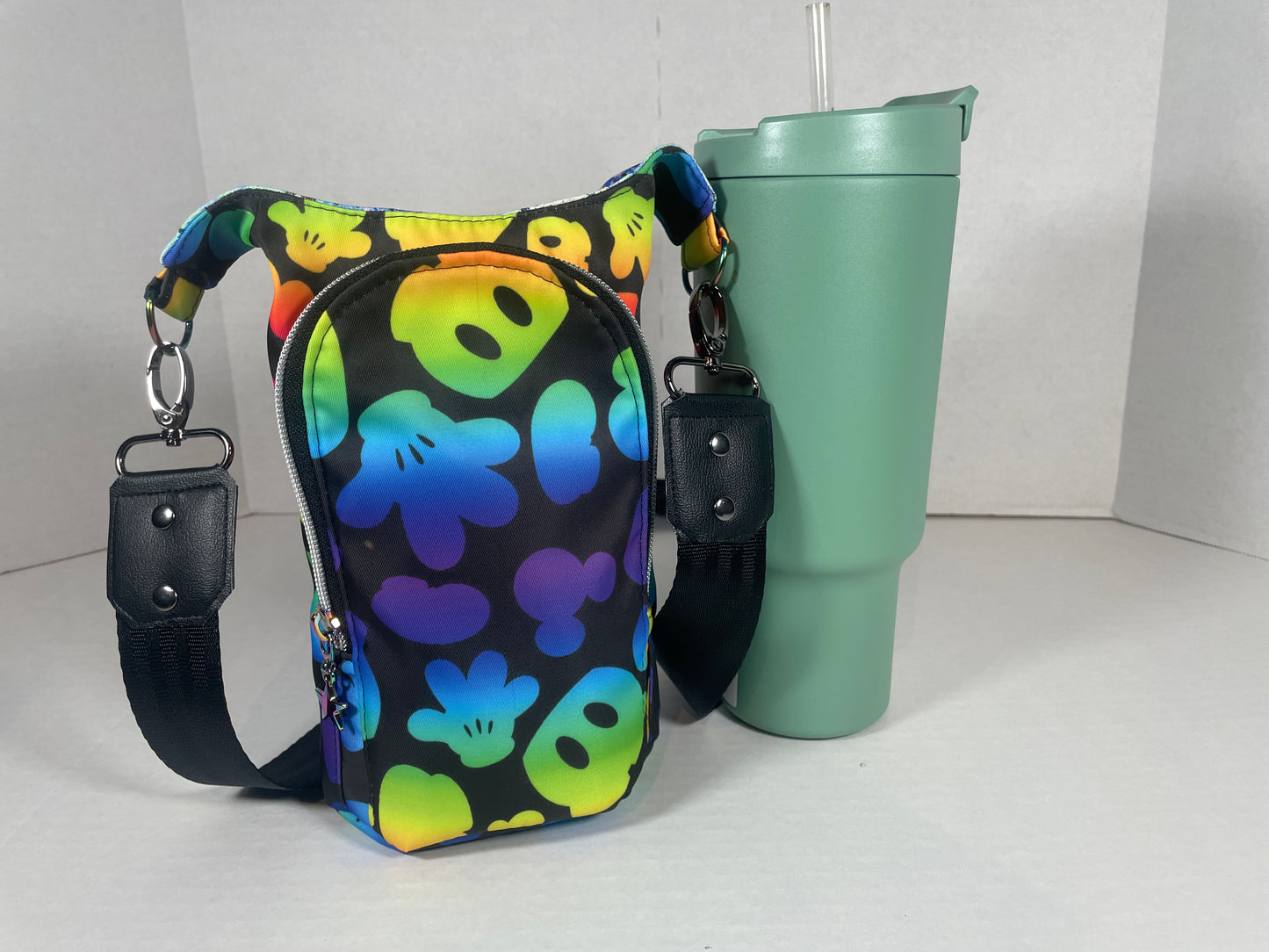 Water Bottle Shoulder Bag -  Disney Hands