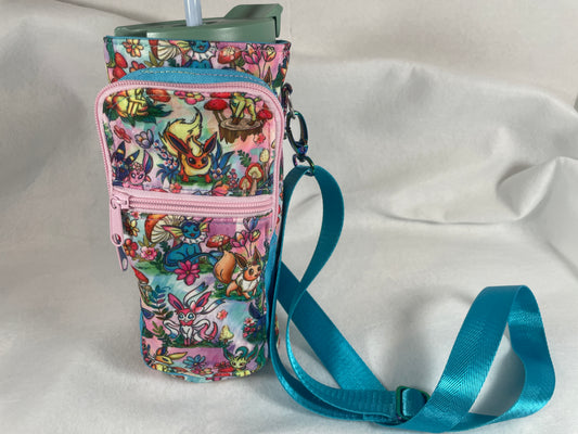 Water Bottle w/ handle Shoulder Bag - Pokemon